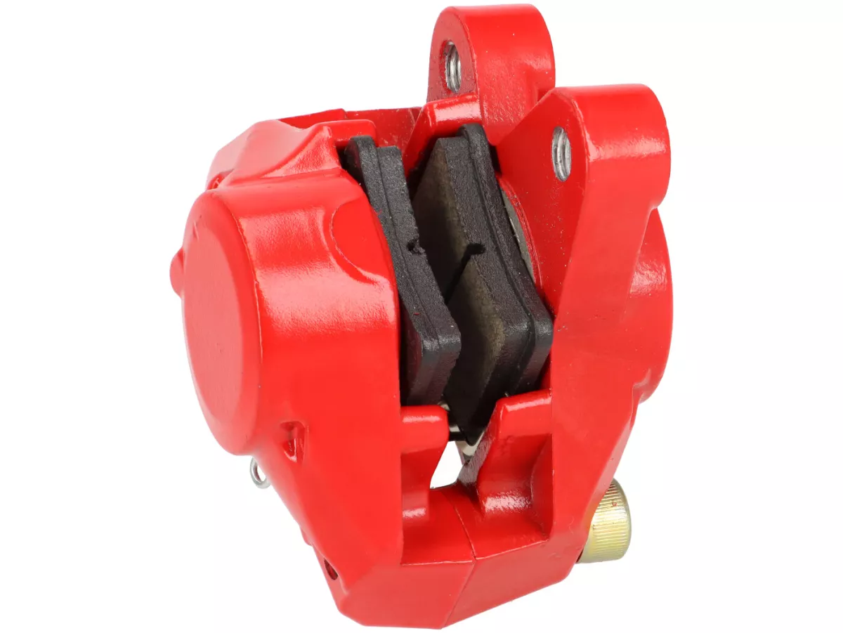 Voorremklauw rood-OEMKWALITEIT BREMBO / GRIMECA Style- Aprilia SR 50, Gilera Runner 50 (-2005), Piaggio TPH, NRG,Peugeot Speedfight1, Speedfight2, X-Fight, Yamaha Aerox (YQ50/L), BW's, Jog R, JogRR, MBK Booster, Nitro (YQ50/L), MachG