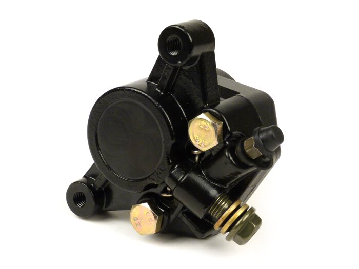Pinza de freno trasero -OEM QUALITY AJP Style- Peugeot Jetforce, Loxxor, Ludix, Speedfight1, Speedfight2, Elyseo 50, Elystar 50, Italjet Dragster, Formula, Derbi Atlantis, GP1, Predator, Paddock, Hunter