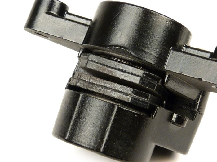 Pinza de freno trasero -OEM QUALITY AJP Style- Peugeot Jetforce, Loxxor, Ludix, Speedfight1, Speedfight2, Elyseo 50, Elystar 50, Italjet Dragster, Formula, Derbi Atlantis, GP1, Predator, Paddock, Hunter