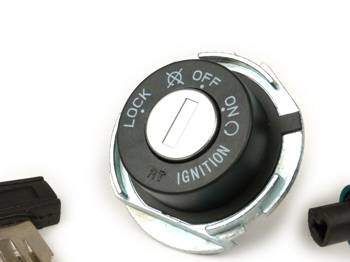 Lock set -OEM QUALITY- Aprilia Sportcity, Derbi Boulevard, Gilera Runner (-2005), Piaggio Beverly, Carnaby, Fly, Hexagon LX, LXT, GT, GTX, Liberty, NRG Power, Skipper, TPH (-2010), X7, X8, X9, X9 Evo, X10, ZIP 2, Vespa ET, ET4, LX, LXV, S