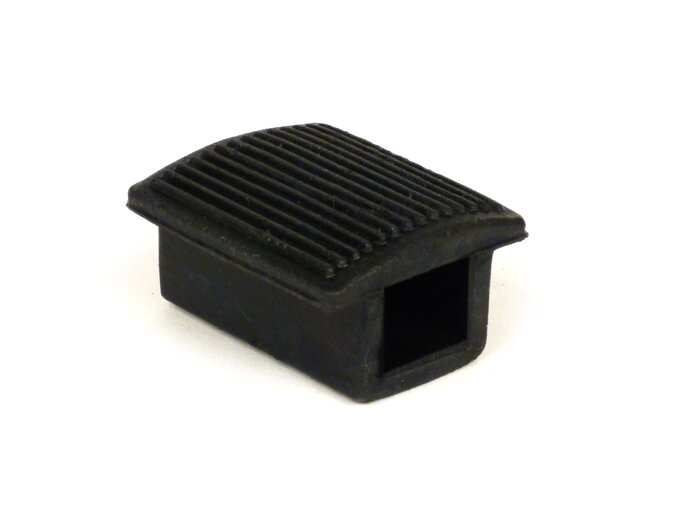 Brake pedal rubber -VESPA large version (rectangular type)- Vespa Rally180 (VSD1T), Rally200 (VSE1T), Sprint150 (VLB1T), GT125 (VNL2T), GTR125 (VNL2T), GL150 (VLA1T) - black