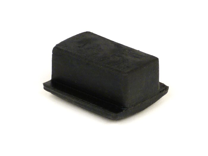 Brake pedal rubber -VESPA large version (rectangular type)- Vespa Rally180 (VSD1T), Rally200 (VSE1T), Sprint150 (VLB1T), GT125 (VNL2T), GTR125 (VNL2T), GL150 (VLA1T) - black