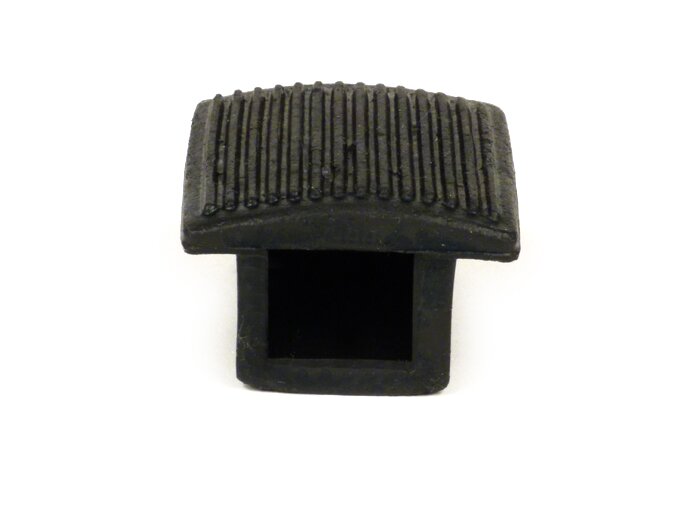 Brake pedal rubber -VESPA large version (rectangular type)- Vespa Rally180 (VSD1T), Rally200 (VSE1T), Sprint150 (VLB1T), GT125 (VNL2T), GTR125 (VNL2T), GL150 (VLA1T) - black