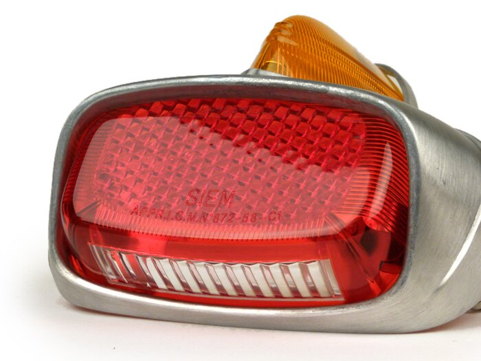 Taillight -SIEM- Vespa VNA2T, VBA1T (till no 110485), GS150 / GS3 (VS4T till VS5T no 0087589)