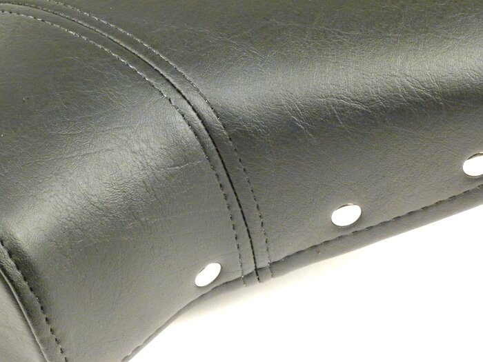 Saddle set -OEM QUALITY front and rear- large frame - with rivest on the side - black