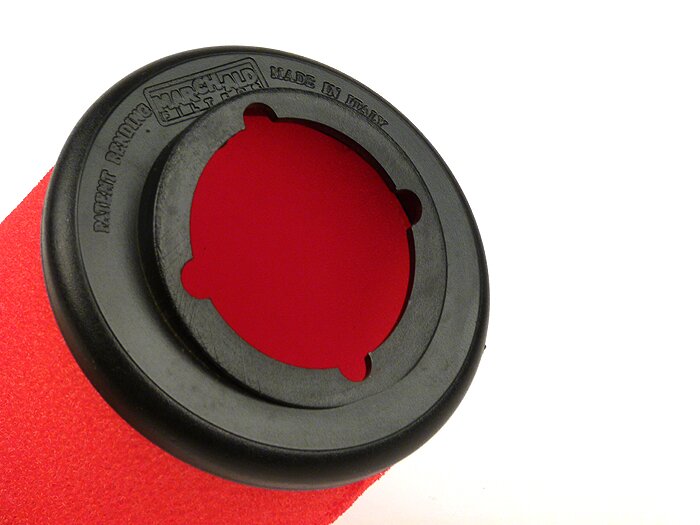 Filtro aria -MARCHALD Power Double Layer- Ø=100mm x 170mm, larghezza attacco Ø=28-32-36-39-43mm - Rosso