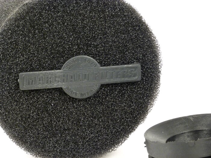 Air filter -MARCHALD Power Double Layer- Ø=100mm x 170mm, CS Ø=28-32-36-39-43mm - black