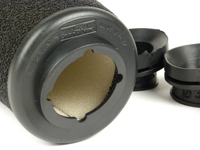 Air filter -MARCHALD Power Double Layer- Ø=100mm x 170mm, CS Ø=28-32-36-39-43mm - black