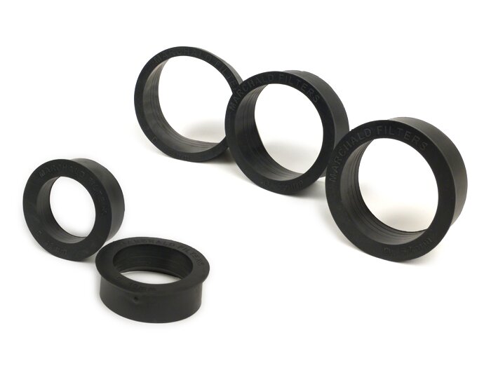 Filtro de aire -MARCHALD Power Doble Capa- Ø=100mm x 170mm, ancho de conexión Ø=46-49-52-55-58-62mm - Negro