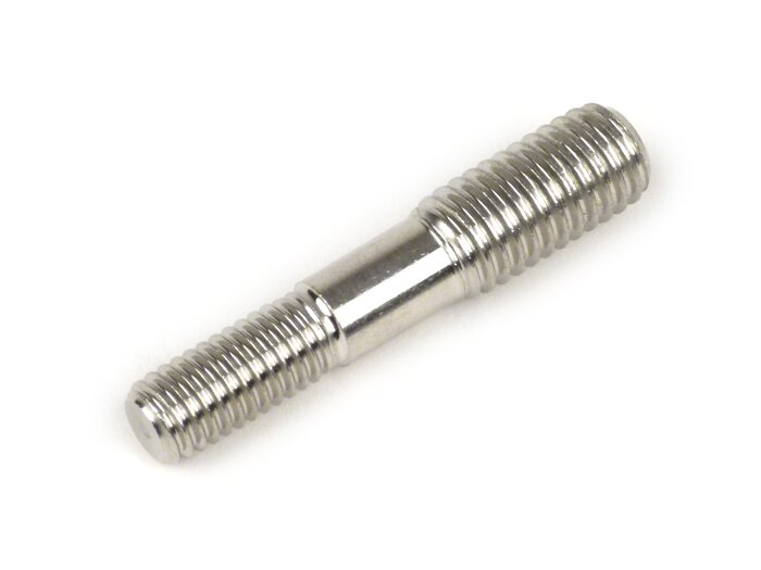 Goujon -MB DEVELOPMENTS M8/M10- (utilise pourpot d'échappement/Couvercle de chaine Lambretta LI, LIS, SX, TV, DL, GP) - acier inoxydable