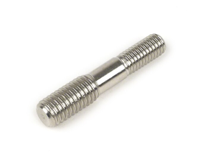 Goujon -MB DEVELOPMENTS M8/M10- (utilise pourpot d'échappement/Couvercle de chaine Lambretta LI, LIS, SX, TV, DL, GP) - acier inoxydable