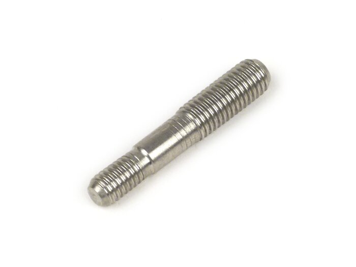 Stud -MB DEVELOPMENTS M6/M7 short- (used for chaincase cover Lambretta LI, LIS, SX, TV, DL, GP) - stainless steel