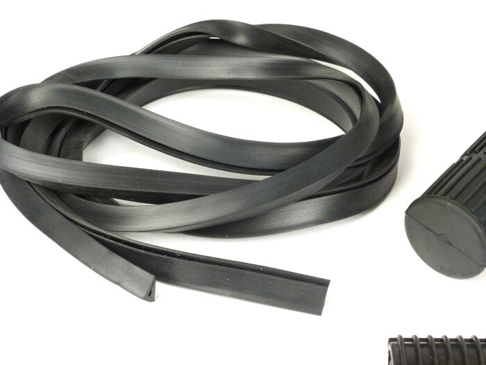 Juego de piezas de goma -IMPORT-parts- Vespa PX (-1984) - Negro