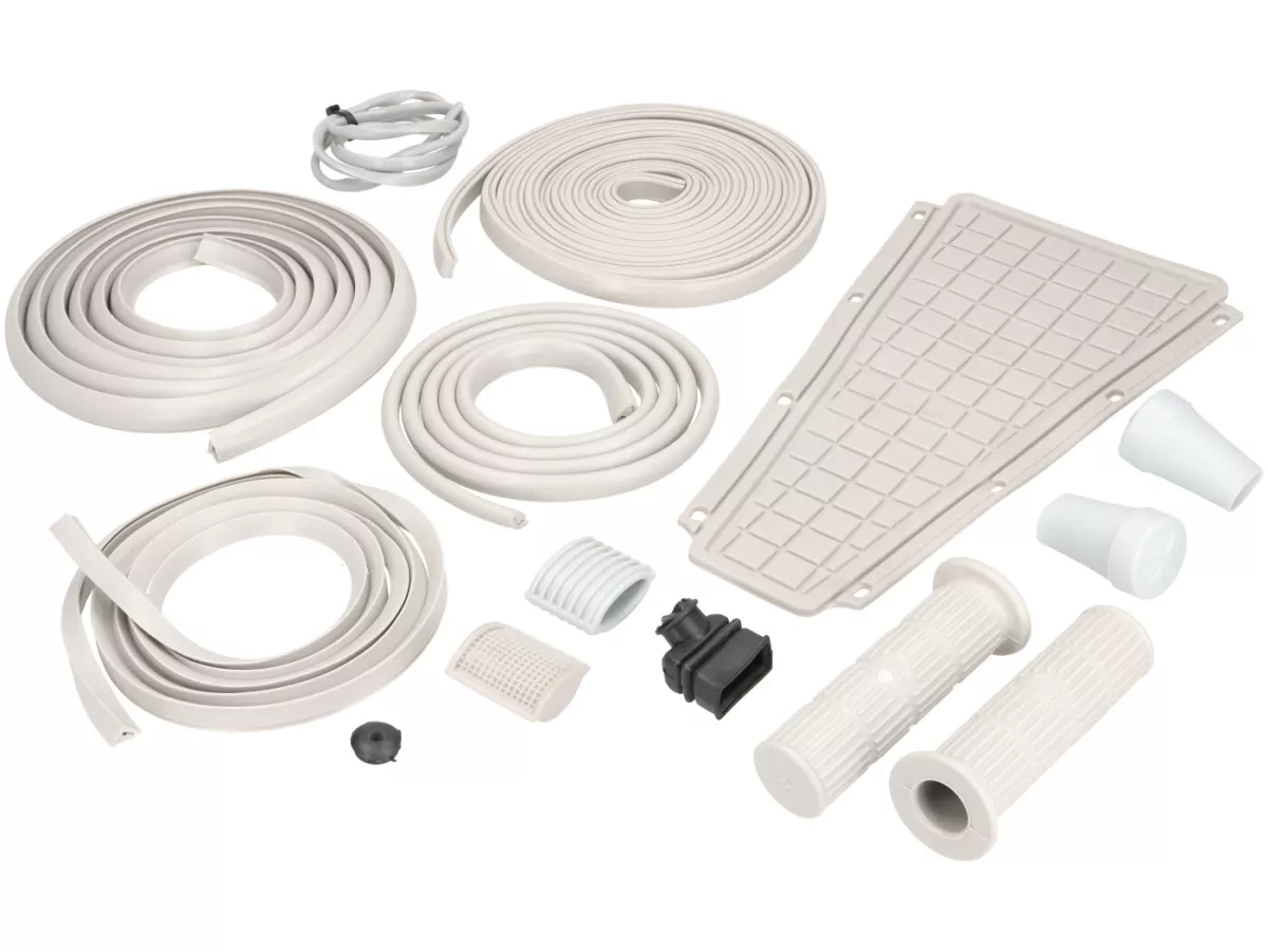 Rubber kit -IMPORT- Vespa P-range (-1984) - grey