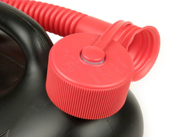 Benzine jerrycan 5L -HÜNERSDORFF PREMIUM (UN)- zwart