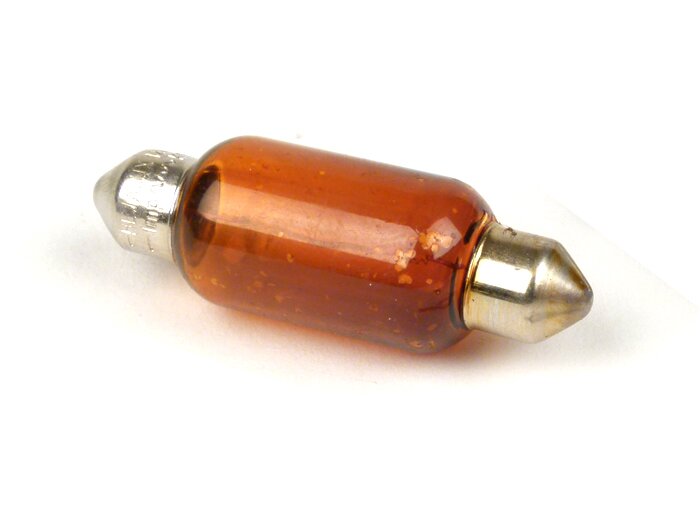 Bombilla plafonier -SV8,5 15x44mm- 12V 18W - naranja