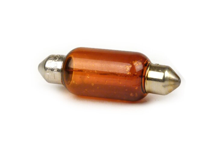 Bombilla plafonier -SV8,5 15x44mm- 12V 18W - naranja