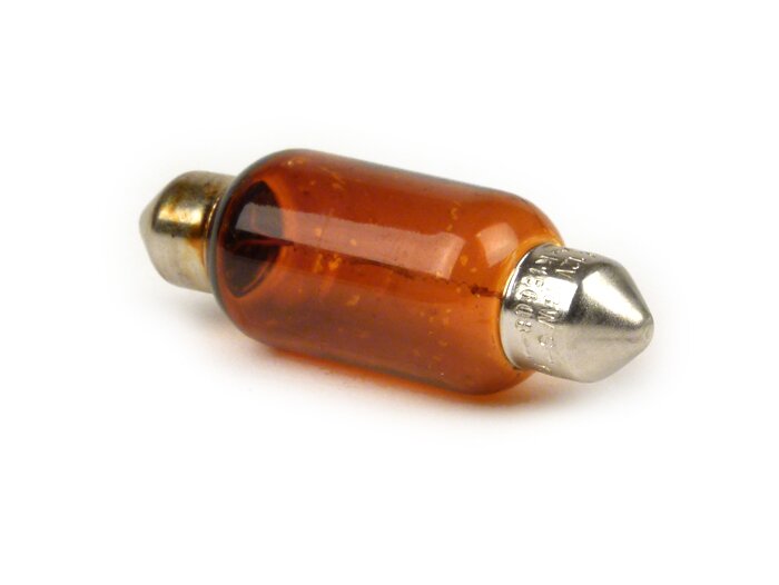 Bombilla plafonier -SV8,5 15x44mm- 12V 18W - naranja
