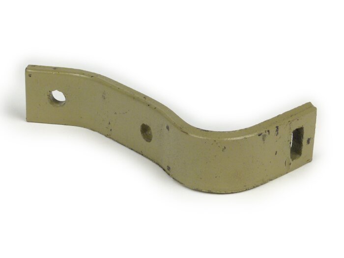 Hoekstuk - frame veerpoot treeplank achter rechts -LAMBRETTA- LI (serie 3), LIS, SX, TV (serie 3), DL, GP - gegrond