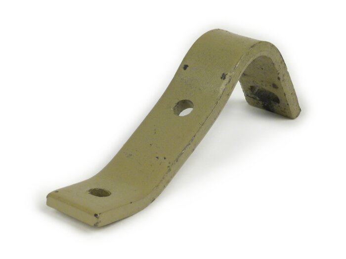 Hoekstuk - frame veerpoot treeplank achter rechts -LAMBRETTA- LI (serie 3), LIS, SX, TV (serie 3), DL, GP - gegrond