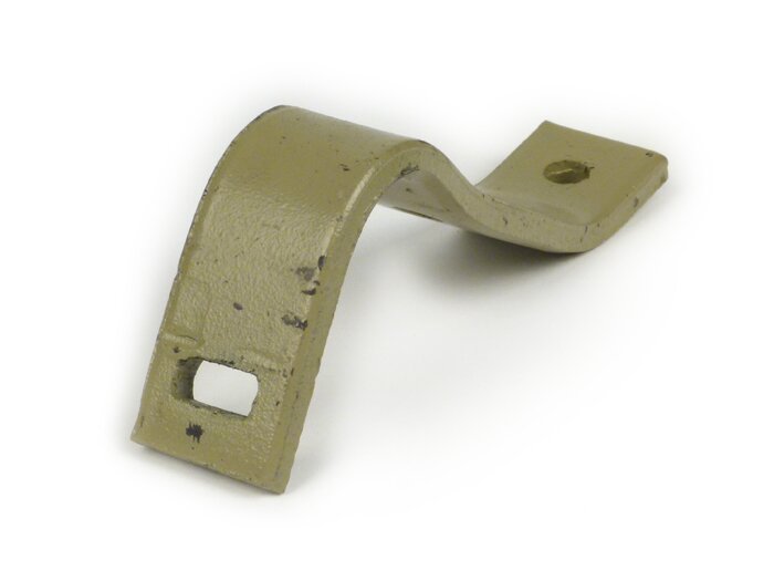 Hoekstuk - frame veerpoot treeplank achter rechts -LAMBRETTA- LI (serie 3), LIS, SX, TV (serie 3), DL, GP - gegrond