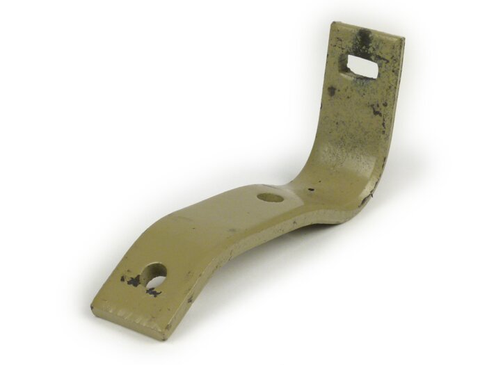 Hoekstuk - frame veerpoot treeplank achter rechts -LAMBRETTA- LI (serie 3), LIS, SX, TV (serie 3), DL, GP - gegrond