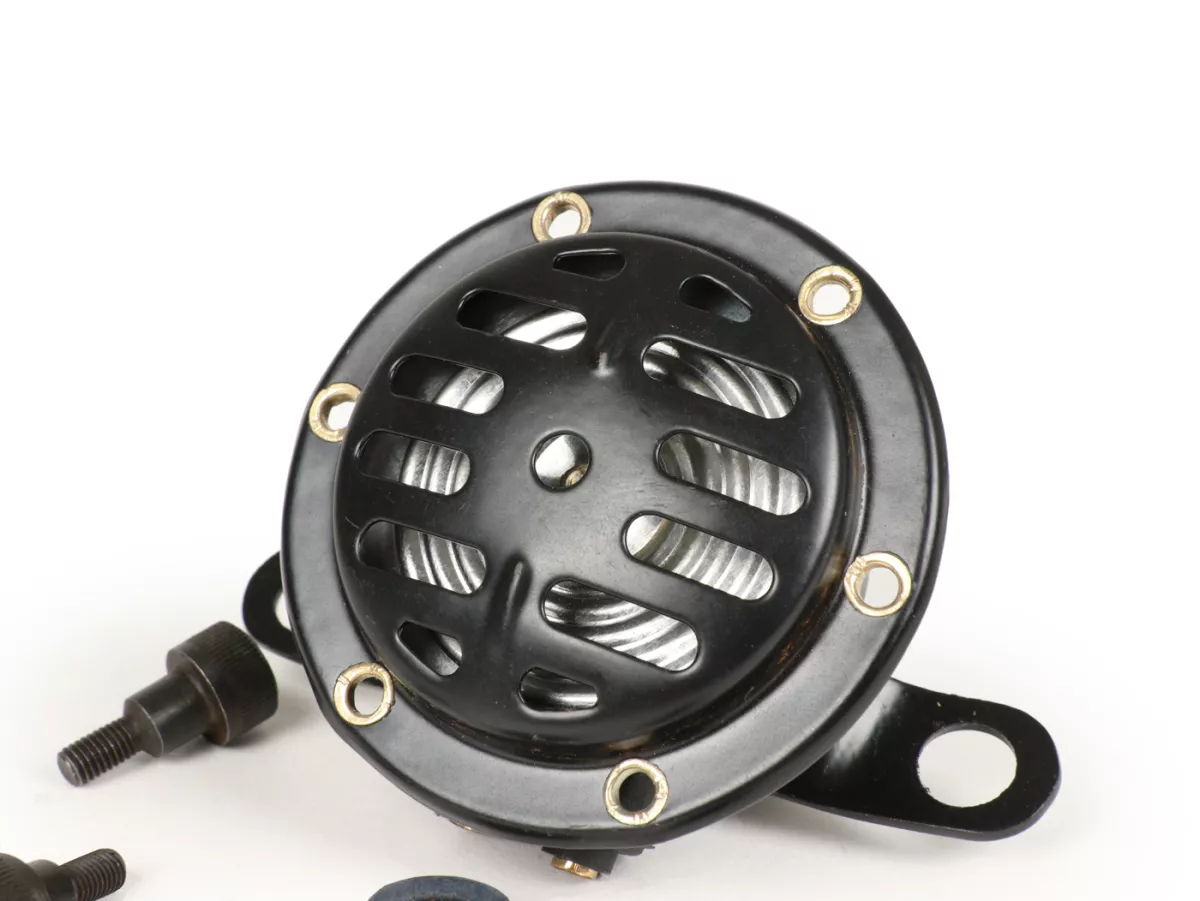 Avvisatore acustico (cicalino) -QUALITÀ OEM 6V/12V AC- Lambretta LI, LIS, SX, TV (Serie 2-3), DL, GP -Nero