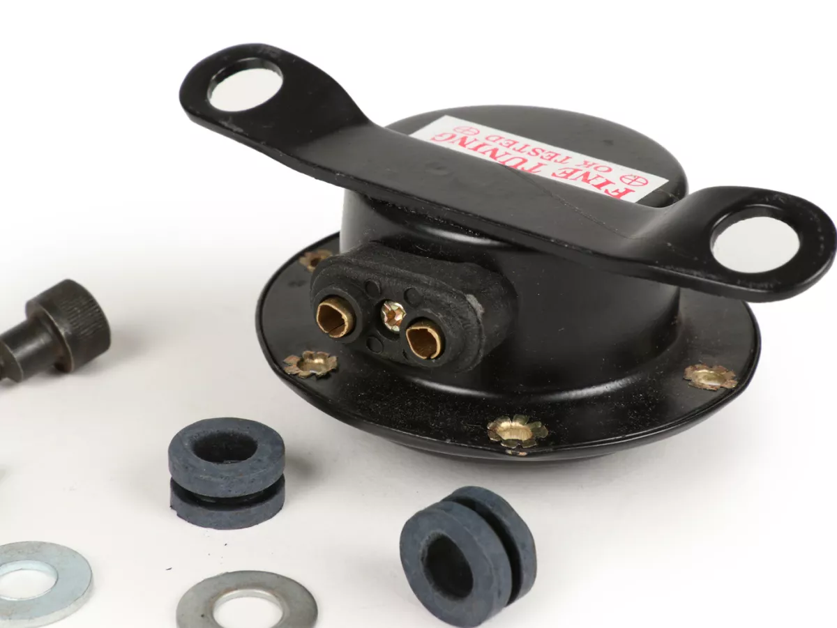 Avvisatore acustico (cicalino) -QUALITÀ OEM 6V/12V AC- Lambretta LI, LIS, SX, TV (Serie 2-3), DL, GP -Nero