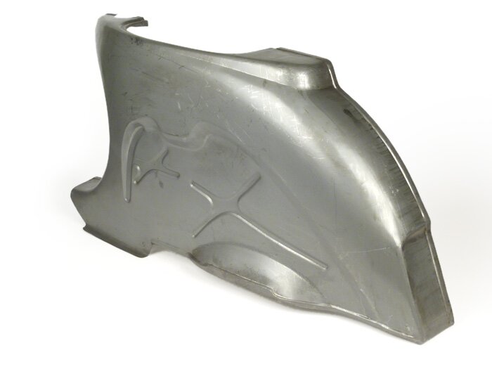Reparaturblech Seitenteil Rahmen (hinten links) -PREMIUM- Vespa Sprint150 (VLB1T), GT125 (VNL2T), GTR125 (VNL2T), GL150 (VLA1T) mit Modifikationen auch für Rally180 (VSD1T), Rally200 (VSE1T), GS160 (VSB1T), SS180 (VSC1T) - Gepäckfachseite