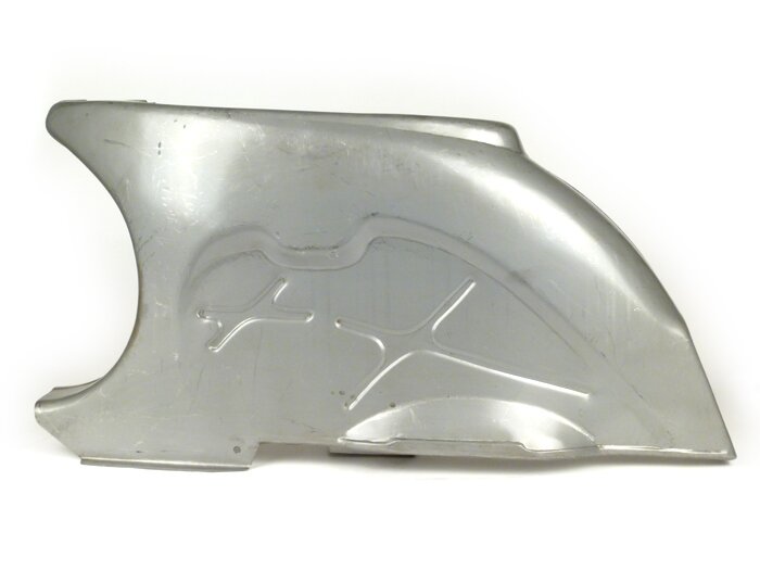 Tôle de réparation partie latérale cadre (arrière gauche) -PREMIUM- Vespa VBB2T, VNB4T, VNB5T, VNB6T - côté coffre à bagages