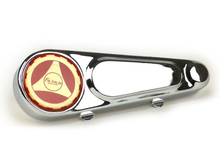 Fork link cover -FA ITALIA- Vespa 1954-1979 - red