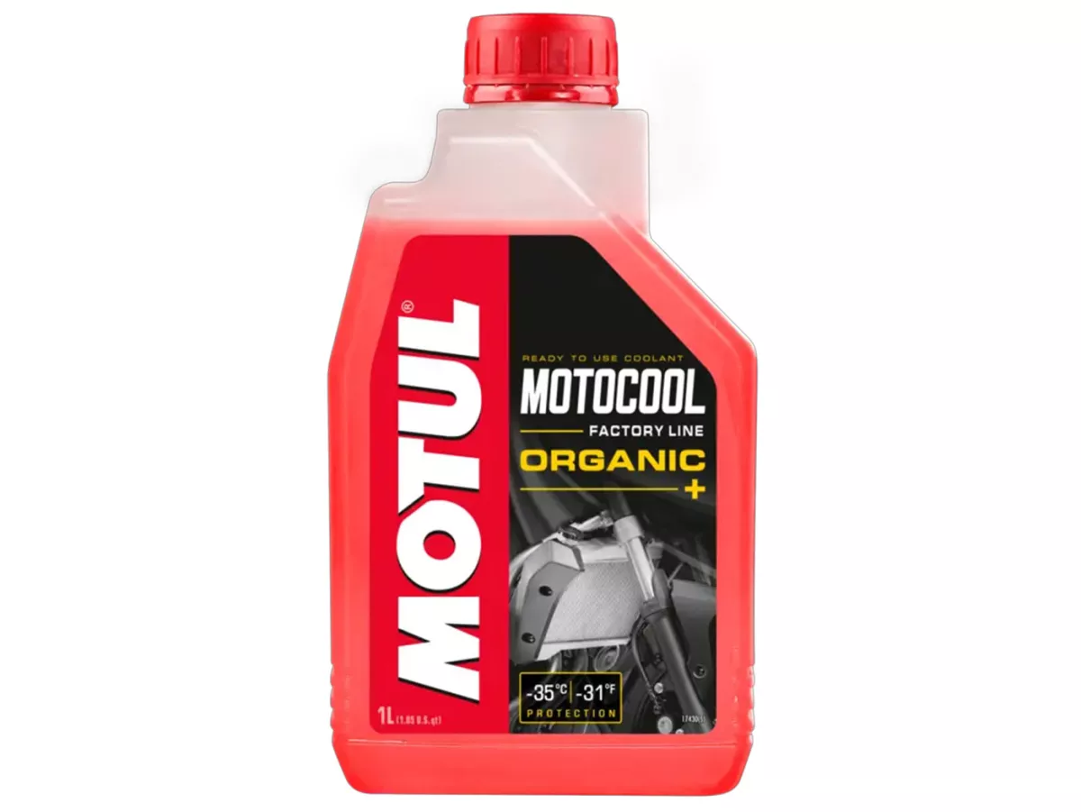 Kylvätska -MOTUL Motocool Factory Line ORGANIC- Frostskyddsvätska upp till -35°C - 1000ml
