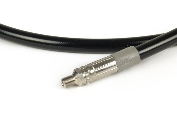 Brake hose -SPIEGLER MODULAR (without fittings)- Vespa, Lambretta - black - 1400mm