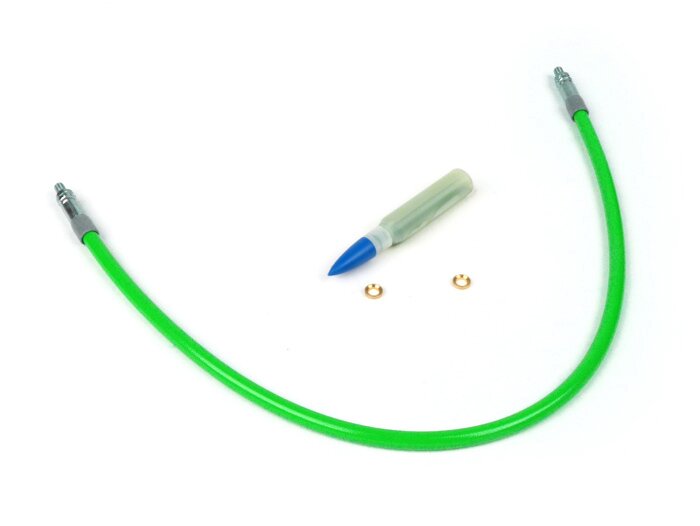 Latiguillo de freno -SPIEGLER MODULAR (sin racores)- Vespa, Lambretta - verde - 500mm