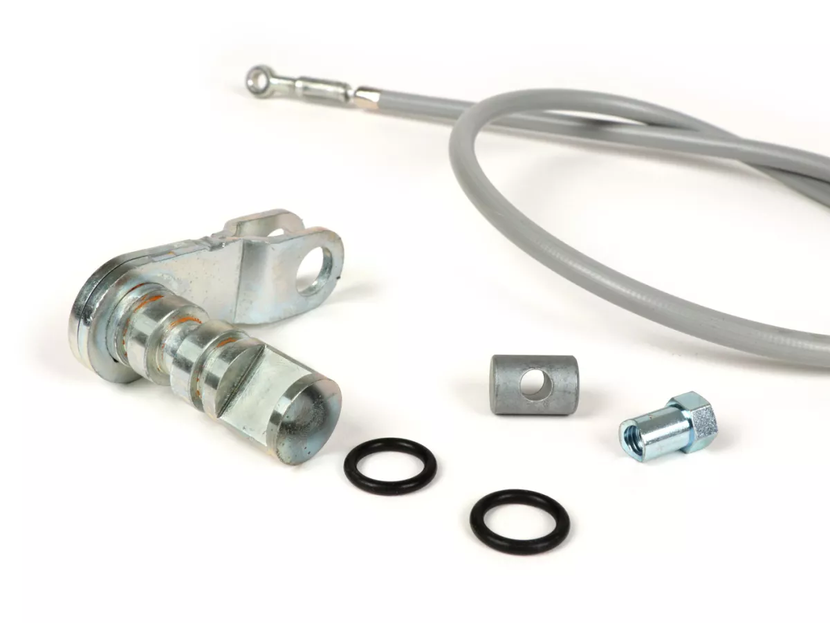 Brake cable set -BGM ORIGINAL- Vespa PK S/XL/XL2 - conversion to adjustable brake cable with thread