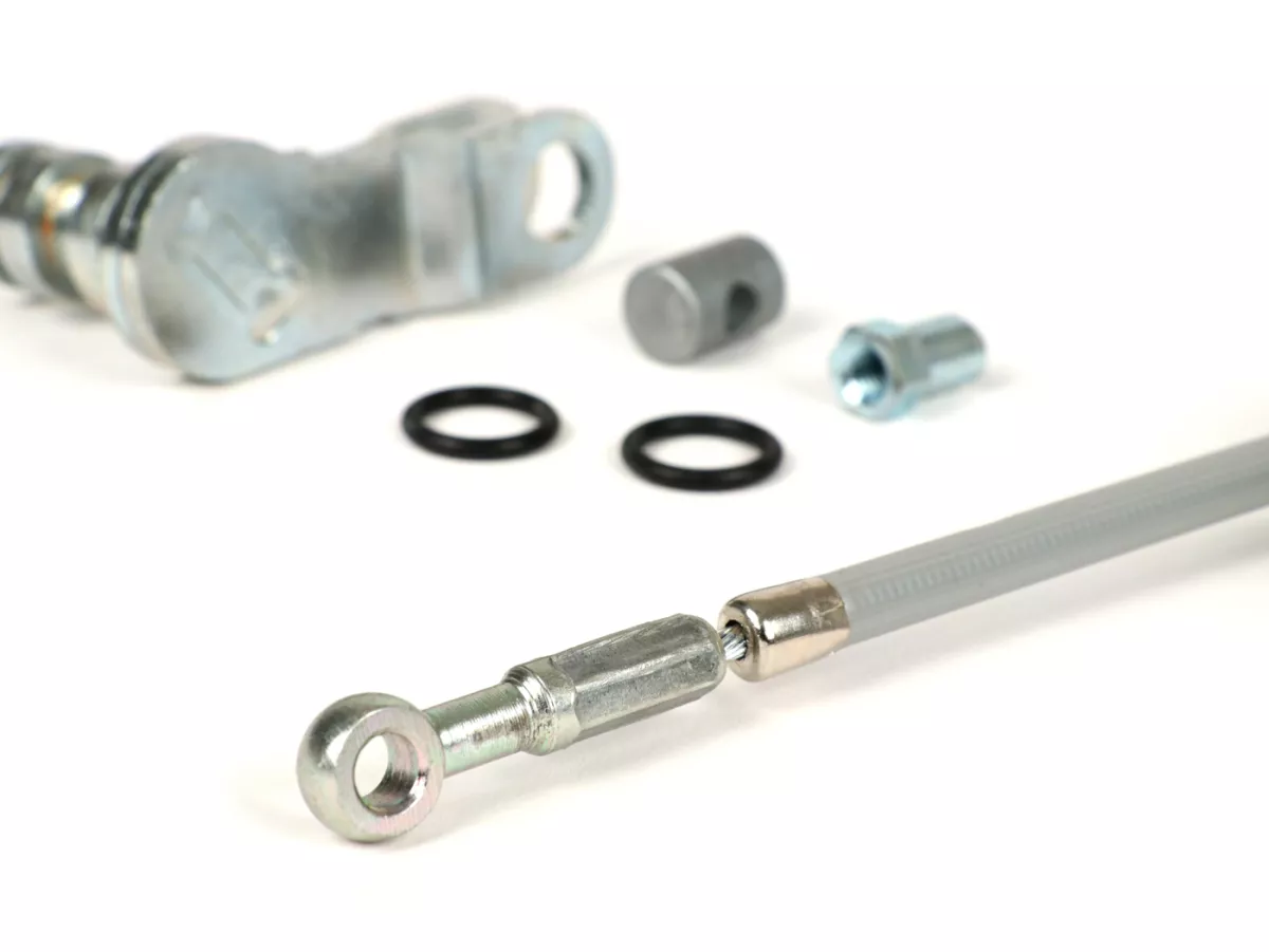 Brake cable set -BGM ORIGINAL- Vespa PK S/XL/XL2 - conversion to adjustable brake cable with thread