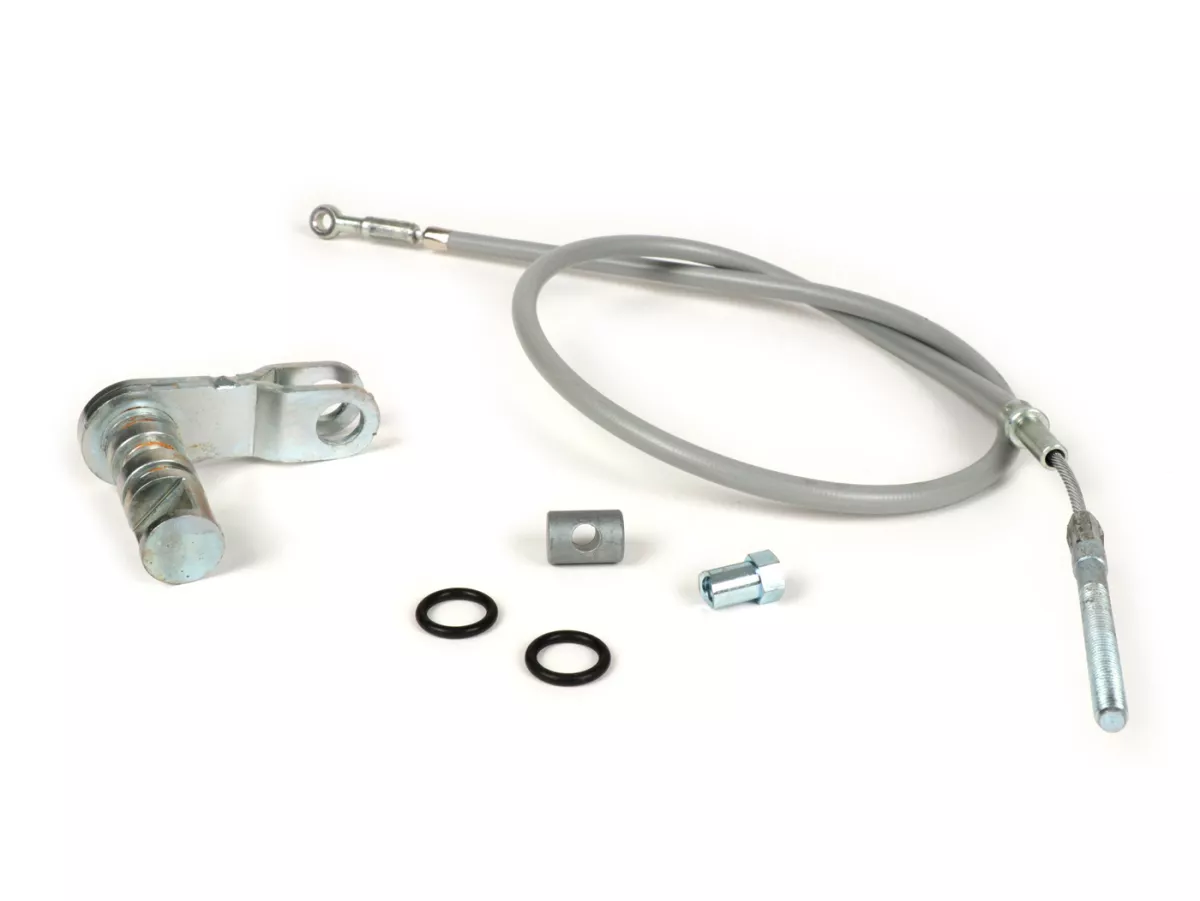 Brake cable set -BGM ORIGINAL- Vespa PK S/XL/XL2 - conversion to adjustable brake cable with thread
