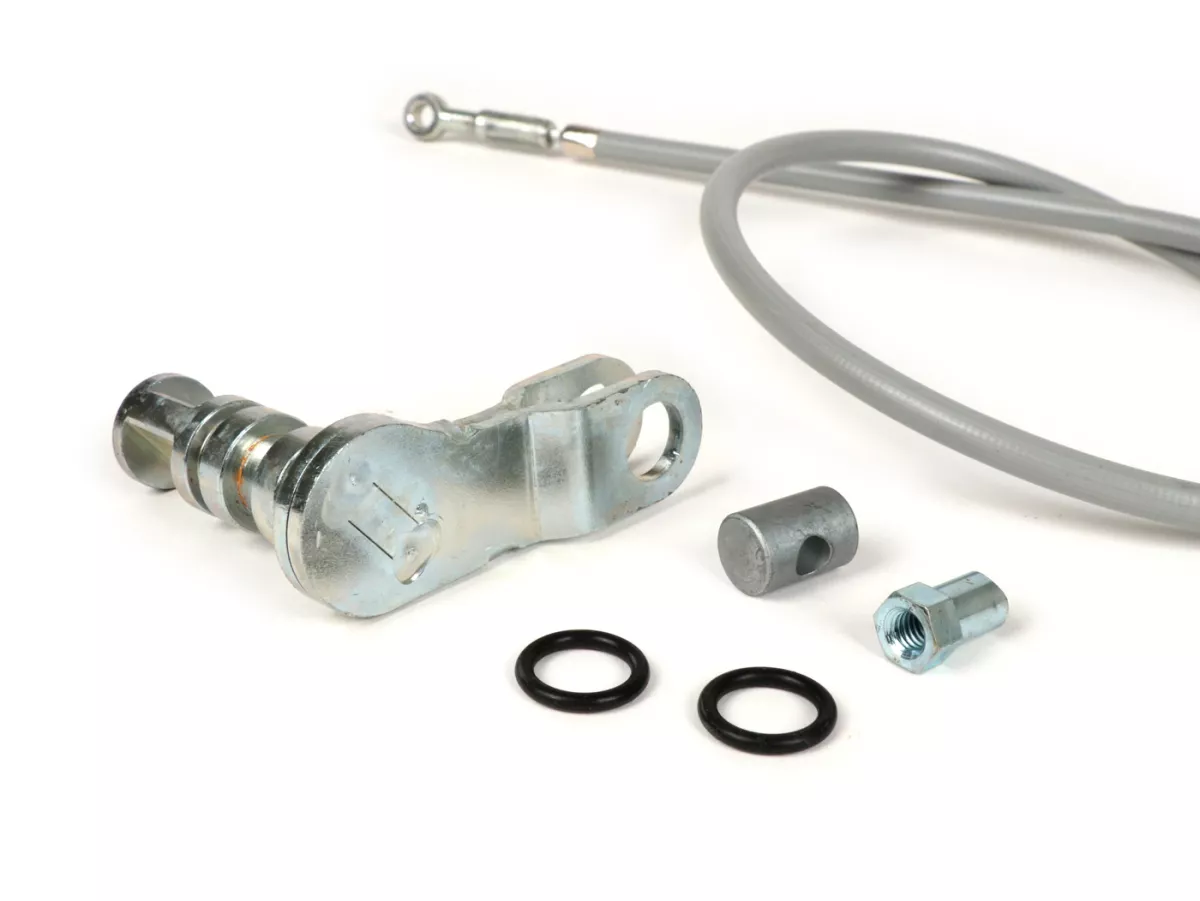 Brake cable set -BGM ORIGINAL- Vespa PK S/XL/XL2 - conversion to adjustable brake cable with thread