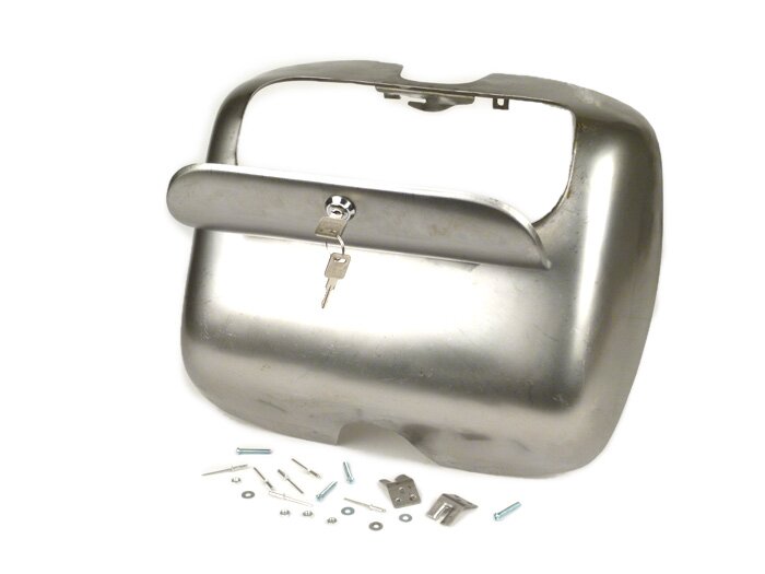 Glove box -IMPORT- conversion Vespa PX to VBB/GS160 -oiled bare metall