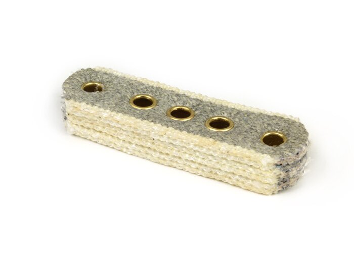 Anti-vibration felt support block for HT coil -CASA LAMBRETTA- Lambretta LI, TV (1957-1964) - Made in Italy