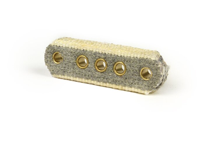 Anti-vibration felt support block for HT coil -CASA LAMBRETTA- Lambretta LI, TV (1957-1964) - Made in Italy