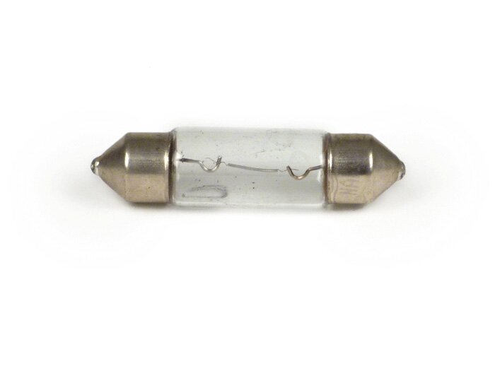 Soffitte -SV8,5 11x38mm- 6V 10W - Blanco