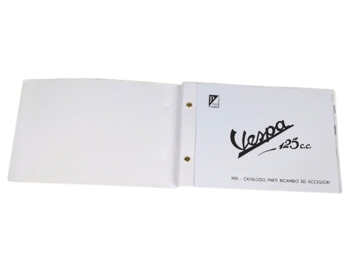 Buku katalog suku cadang -VESPA- Vespa 125 (1951) - Italia