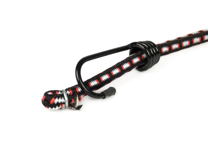 Rubberen riem -SCOOTER CENTER- L=60cm, rubberØ=8mm, met haak, universeel voor bagagedrager en bagagebeugel