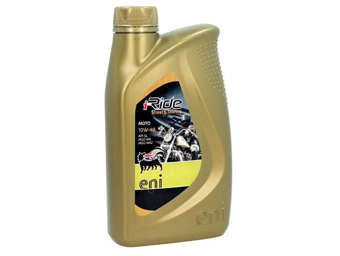 Aceite - Aceite de motor -ENI (AGIP) I-Ride PG- 4 tiempos SAE 10W-40 sintético - 1000ml