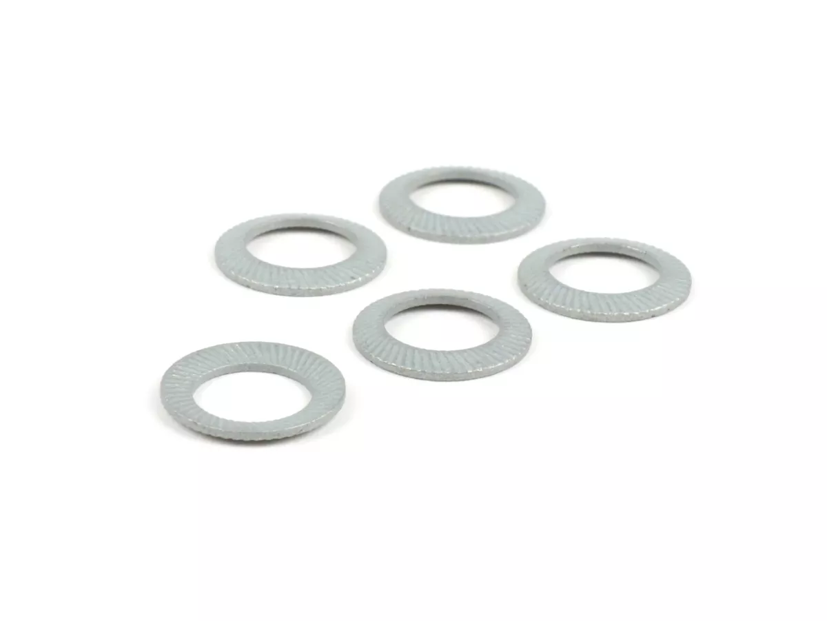 Trekring - Schnorr ring - Borgring -DIN 6796- Veerstaal, gegalvaniseerd - M7 - 5 stuks