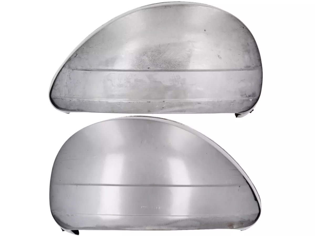 Side panel set -PREMIUM QUALITY- Vespa PX80, PX125, PX150, PX200, T5 125cc (models w/o indicators) - external fastener