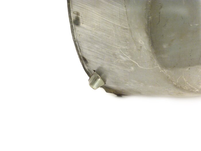 Aile gauche -QUALITÉ OEM- Vespa PX80, PX125, PX150, PX200, T5 125cc (modèles sans clignotants) -fixation externe