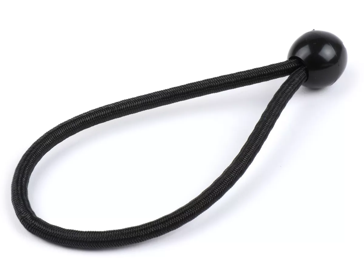 Expander, klemrubber -Monoflex, 180mm, met kogel- universeel voor oliefleshouder, olieblikhouder, bagagerek en bagagerekje