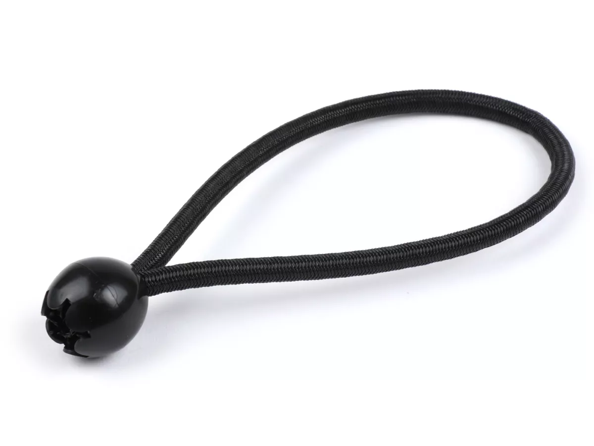 Expander, klemrubber -Monoflex, 180mm, met kogel- universeel voor oliefleshouder, olieblikhouder, bagagerek en bagagerekje